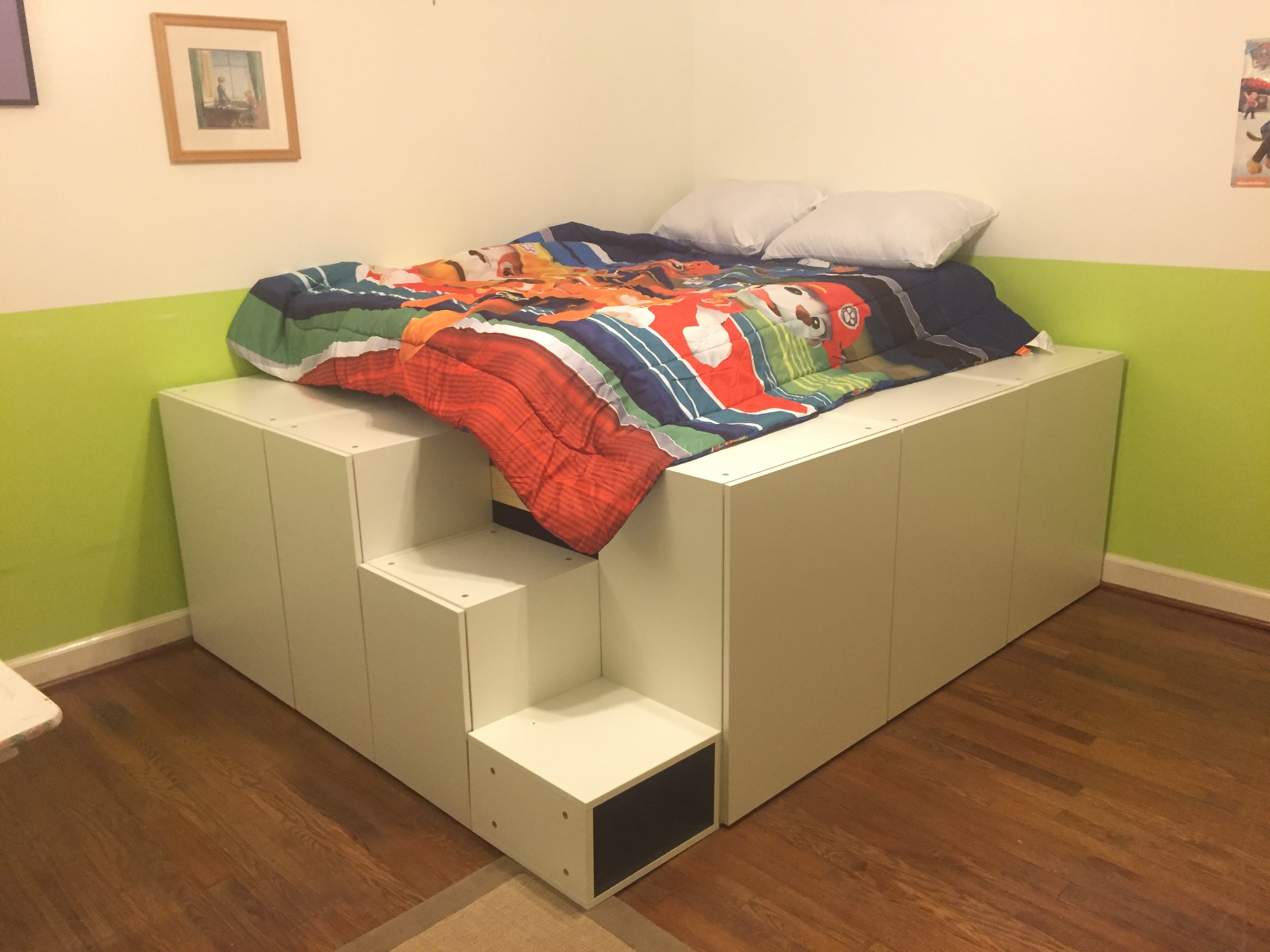 Modern Ikea Platform Bed for Small Space