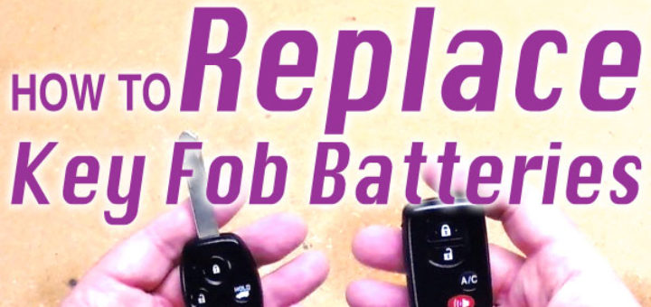 How to replace Key Fob Batteries