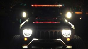 Jeep Wrangler Halo Headlights
