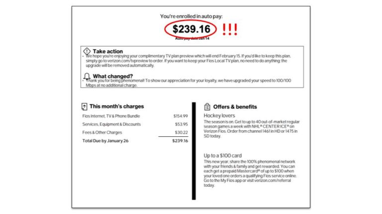 Fios bill pay