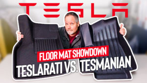 TESLA Floor Mat Showdown – Tesmanian vs. Teslarati 3D MAXpider