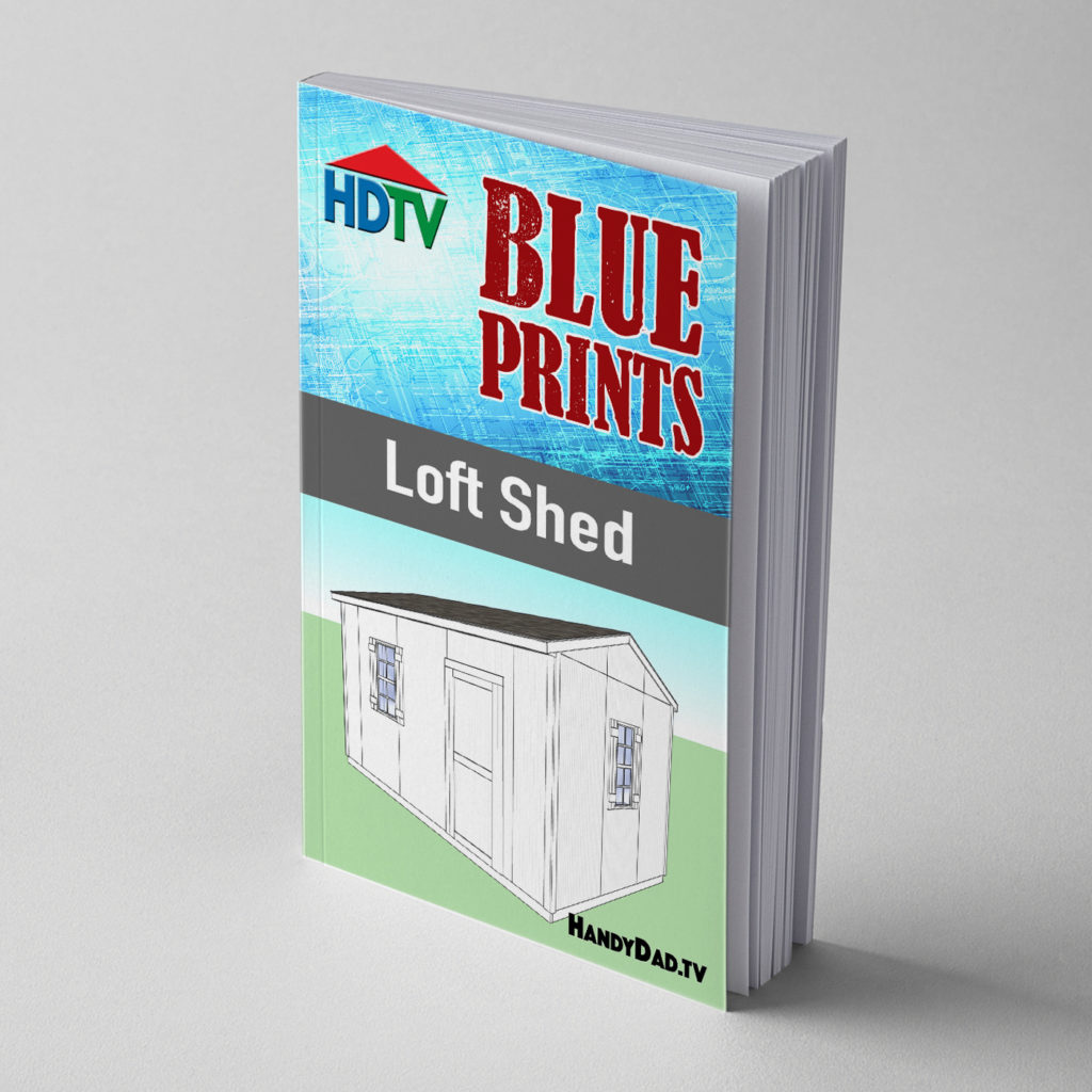 12x16 Loft Shed Blueprints